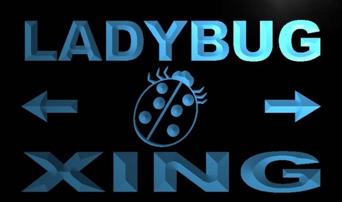 Ladybug Xing Neon Light Sign